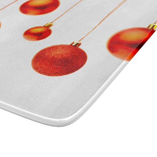 Christmas Balls Schneidebrett (Ecke)