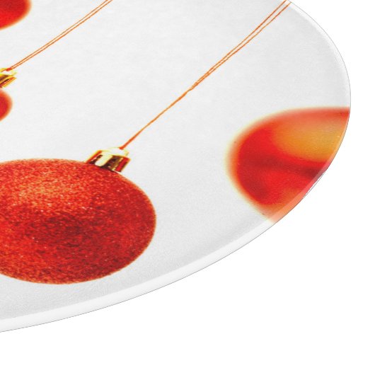 Christmas Balls Schneidebrett (Ecke)