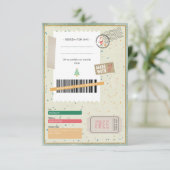 Christmas Balls Xmas Ticket Family Gift Coupon (Stehend Vorderseite)