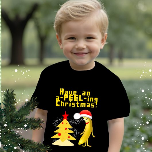 Christmas banana baby t-shirt