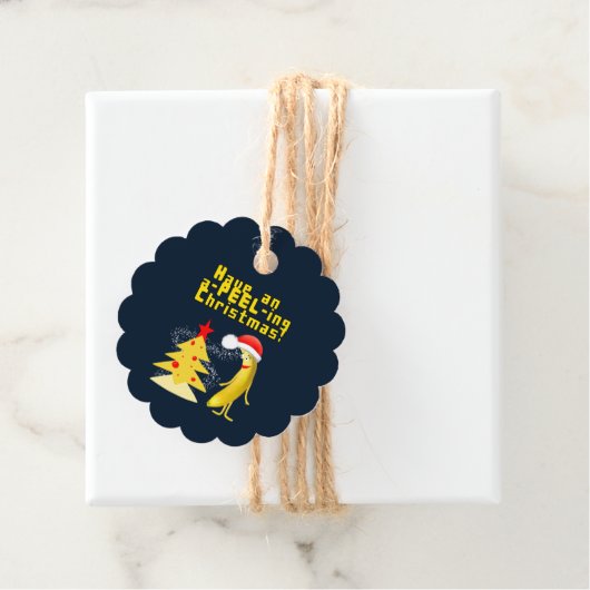 Christmas Banana Geschenkanhänger (Beispiel)