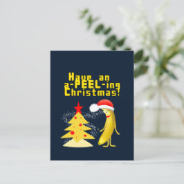 Christmas Banana Postkarte