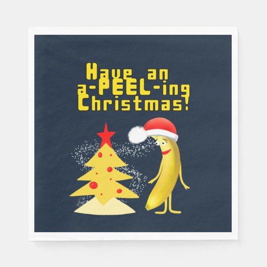 Christmas banana serviette (Vorderseite)