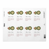 CHRISTMAS BANJO MIT MISTLETOS UND HOLLY BERRIES (Vorne)