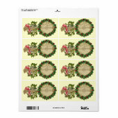 CHRISTMAS BANJO MIT MISTLETOS UND HOLLY BERRIES (Vorne)