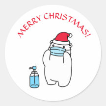 CHRISTMAS BAR MASK AND WEIHNACHTSMANNMÜTZE ROUND S