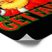 Christmas Barber Get Faded Poster (Ecke)