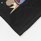 Christmas Baseball Funny Santa Game Day Xmas Boys Fleecedecke (Ecke)