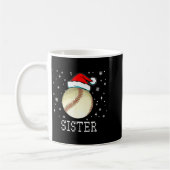 Christmas Baseball Sister Xmas Santa Hat Kids Boys Kaffeetasse (Links)
