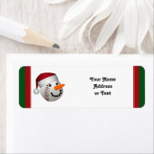 Christmas Baseball Snowman (Insitu)