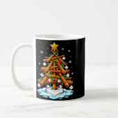 Christmas Baseball Tree Lights Xmas  Kaffeetasse (Links)