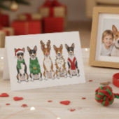 Christmas Basenjis  Karte