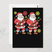 Christmas Bassoon Bassoonist Ohrs Men Orchestra Postkarte (Vorne/Hinten)