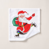 Christmas Bath Towel Set - Santa Claus (Waschlappen)