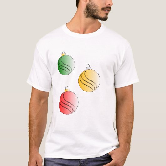 Christmas Baubals T-Shirt (Vorderseite)