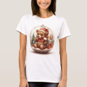 Christmas Bauble mit Teddy T-Shirt (Vorderseite)