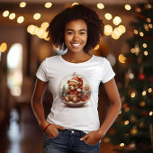 Christmas Bauble mit Teddy T-Shirt