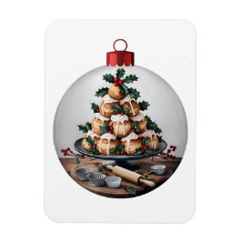 Christmas Bauble Profiteroles Baker Magnet