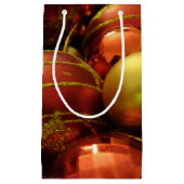 Christmas Baubles Kleine Geschenktasche Geschenktüte (Vorderseite)