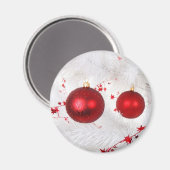 Christmas Baubles Magnet (Vorderseite/Rückseite)