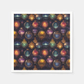 Christmas Baubles Paper Napkins Serviette (Vorderseite)