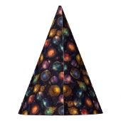 Christmas Baubles Party Hat Partyhütchen (Rückseite)