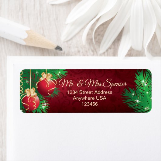 Christmas Baubles Pine Stars (Insitu)