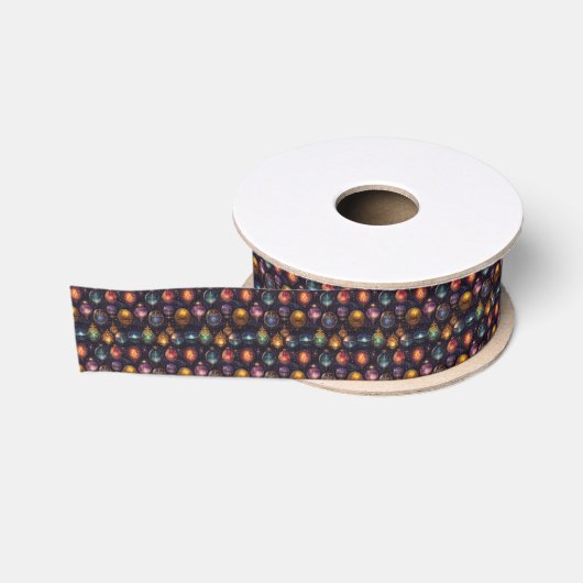 Christmas Baubles Ribbon Ripsband (Spule)