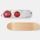 Christmas Baubles Skateboard (Horizontal)