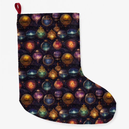 Christmas Baubles Strumpf Großer Weihnachtsstrumpf (Vorderseite)