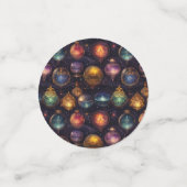 Christmas Baubles Table Confetti Konfetti (Klein Vorderseite)