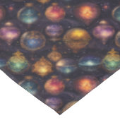 Christmas Baubles Tableclout Tischdecke (Schrägansicht)