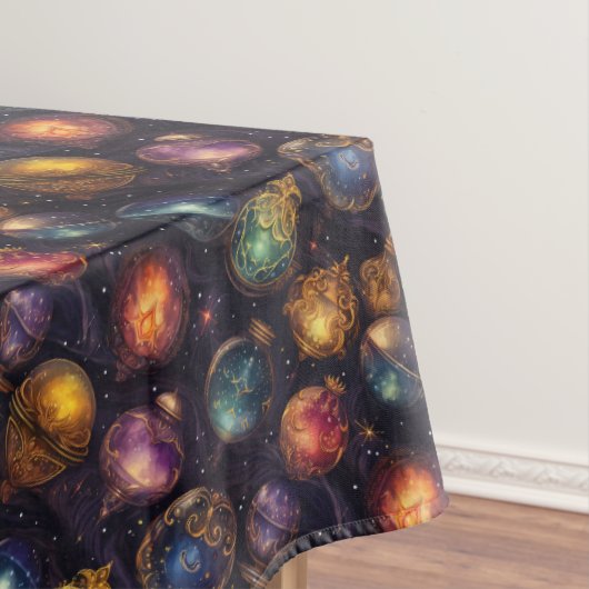 Christmas Baubles Tableclout Tischdecke (Beispiel)