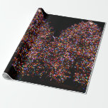 CHRISTMAS BAULICHTEN AM ROCK Wrapping Paper Geschenkpapier<br><div class="desc">Die Weihnachtsbaumleuchten im Rockefeller Center laden zum Entspannen ein. Original Fotografie von Lianne K. Coleman Fotografie.</div>