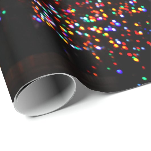 CHRISTMAS BAULICHTEN AM ROCK Wrapping Paper Geschenkpapier (Rolleneckpunkt)