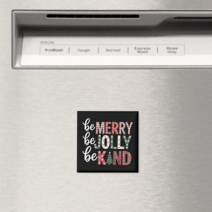 Christmas Be Kind Lehrer Merry Xmas Tree Jolly Magnet