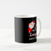 Christmas Be Nice To The Interpreter Santa Long Sl Kaffeetasse (VorderseiteRechts)