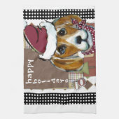 CHRISTMAS BEAGEL HANDTUCH (Vertikal)