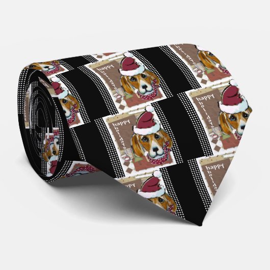 CHRISTMAS BEAGEL KRAWATTE (Gerollt)