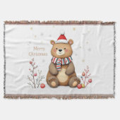 Christmas Bear Decke (Vorderseite)