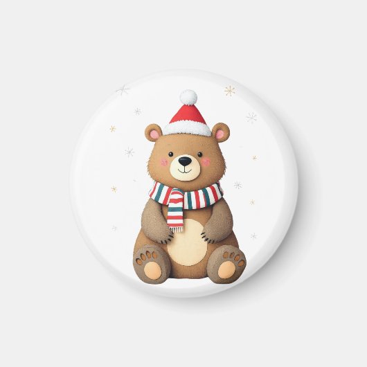 Christmas Bear Magnet (Vorne)