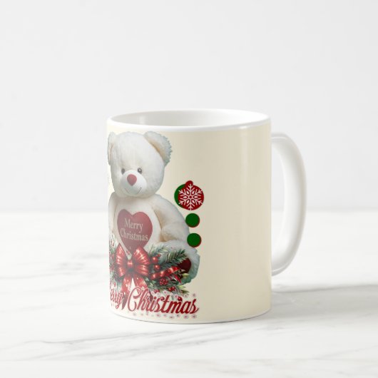 Christmas Bear Mug Kaffeetasse (VorderseiteRechts)