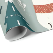 Christmas Bear Pattern Geschenkpapier (Rolleneckpunkt)