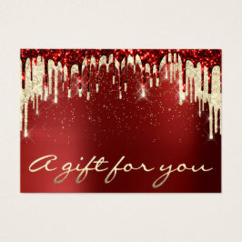 Christmas Beauty Gold Confetti Geschenk Burgund Tr