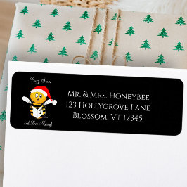 Christmas Bee Singing Bee Merry! Return Address