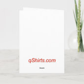 Christmas before the Internet. Feiertagskarte (Rückseite)