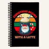 CHRISTMAS BEGINNT MIT EINER SPÄTE NOTIZBLOCK (Vorderseite)