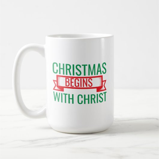 christmas begins with christ-15523 kaffeetasse (Links)