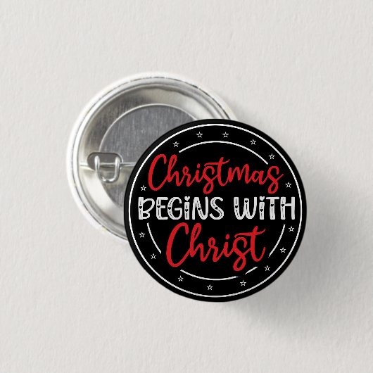Christmas Begins With Christ-65772 Button (Vorne & Hinten)