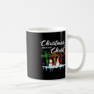Christmas Begins With Christ Anzug Xmas Ohrts Kaffeetasse